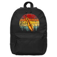 Dulcimer Lovers Guitar Retro Design Dulcimer Funny 16 in Basic Backpack