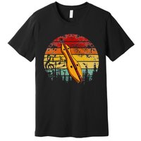 Dulcimer Lovers Guitar Retro Design Dulcimer Funny Premium T-Shirt