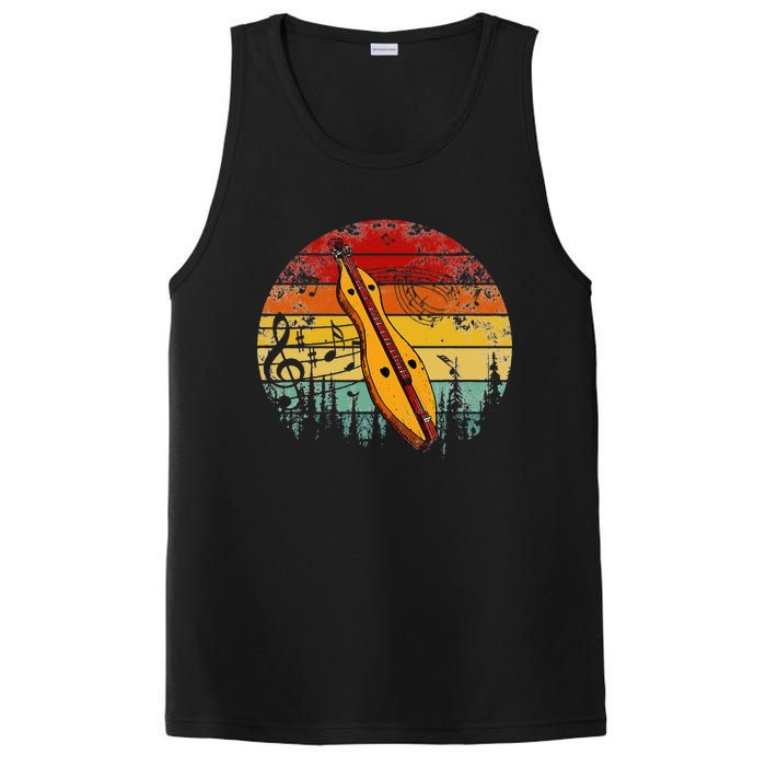 Dulcimer Lovers Guitar Retro Design Dulcimer Funny PosiCharge Competitor Tank