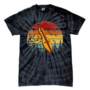 Dulcimer Lovers Guitar Retro Design Dulcimer Funny Tie-Dye T-Shirt