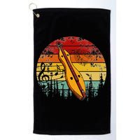Dulcimer Lovers Guitar Retro Design Dulcimer Funny Golf Towel