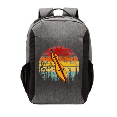 Dulcimer Lovers Guitar Retro Design Dulcimer Funny Vector Backpack