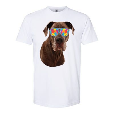 Dog Lover Gifts Funny Autism Awareness Dane Softstyle® CVC T-Shirt