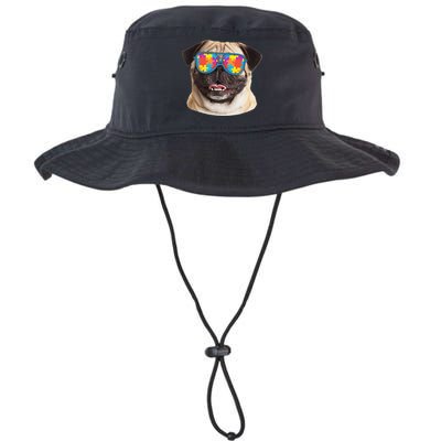 Dog Lover Gifts Funny Autism Awareness Pug Bucket Hat