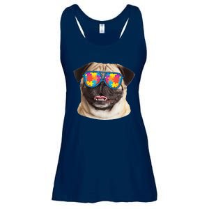 Dog Lover Gifts Funny Autism Awareness Pug Ladies Essential Flowy Tank