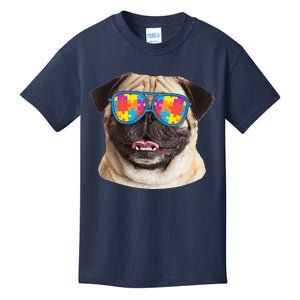 Dog Lover Gifts Funny Autism Awareness Pug Kids T-Shirt