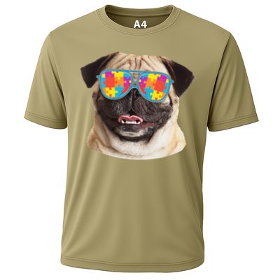 Dog Lover Gifts Funny Autism Awareness Pug Performance Shirt