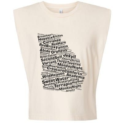 Drink Local Georgia Breweries Garment-Dyed Women's Muscle Tee