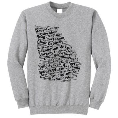 Drink Local Georgia Breweries Tall Sweatshirt