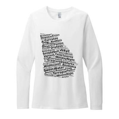 Drink Local Georgia Breweries Womens CVC Long Sleeve Shirt