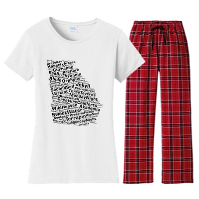 Drink Local Georgia Breweries Women's Flannel Pajama Set