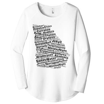 Drink Local Georgia Breweries Women's Perfect Tri Tunic Long Sleeve Shirt