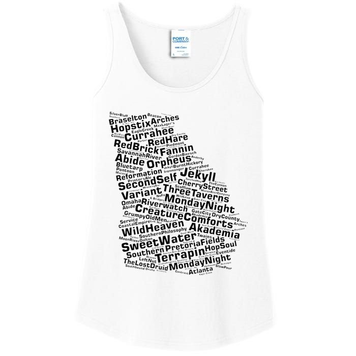 Drink Local Georgia Breweries Ladies Essential Tank