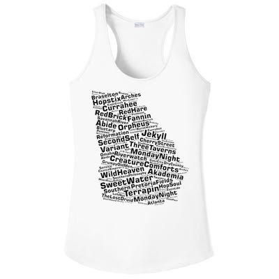 Drink Local Georgia Breweries Ladies PosiCharge Competitor Racerback Tank