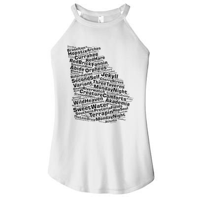 Drink Local Georgia Breweries Women's Perfect Tri Rocker Tank