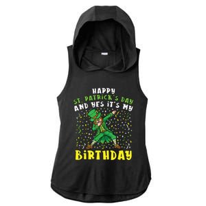 Dabbing Leprechaun Happy Saint PatrickS Day Boy Birthday Ladies PosiCharge Tri-Blend Wicking Draft Hoodie Tank