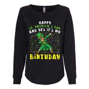 Dabbing Leprechaun Happy Saint PatrickS Day Boy Birthday Womens California Wash Sweatshirt