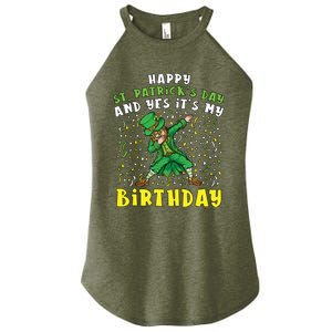 Dabbing Leprechaun Happy Saint PatrickS Day Boy Birthday Women's Perfect Tri Rocker Tank