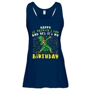 Dabbing Leprechaun Happy Saint PatrickS Day Boy Birthday Ladies Essential Flowy Tank