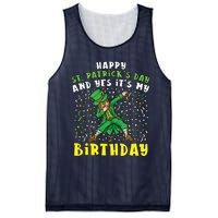 Dabbing Leprechaun Happy Saint PatrickS Day Boy Birthday Mesh Reversible Basketball Jersey Tank