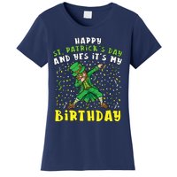 Dabbing Leprechaun Happy Saint PatrickS Day Boy Birthday Women's T-Shirt