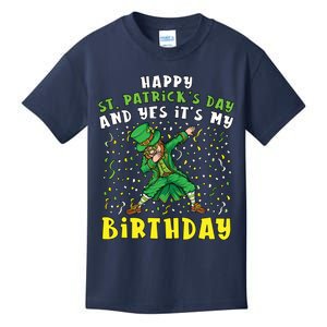 Dabbing Leprechaun Happy Saint PatrickS Day Boy Birthday Kids T-Shirt