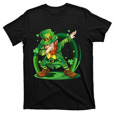 Dabbing Leprechaun Happy St Patricks Day T-Shirt