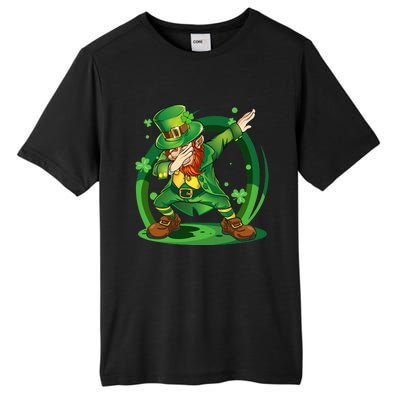 Dabbing Leprechaun Happy St Patricks Day Tall Fusion ChromaSoft Performance T-Shirt