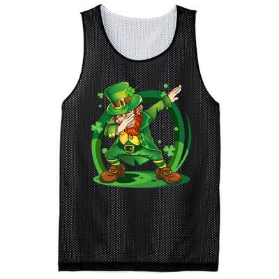 Dabbing Leprechaun Happy St Patricks Day Mesh Reversible Basketball Jersey Tank