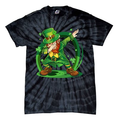 Dabbing Leprechaun Happy St Patricks Day Tie-Dye T-Shirt