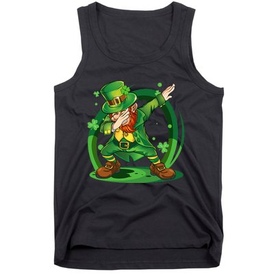 Dabbing Leprechaun Happy St Patricks Day Tank Top