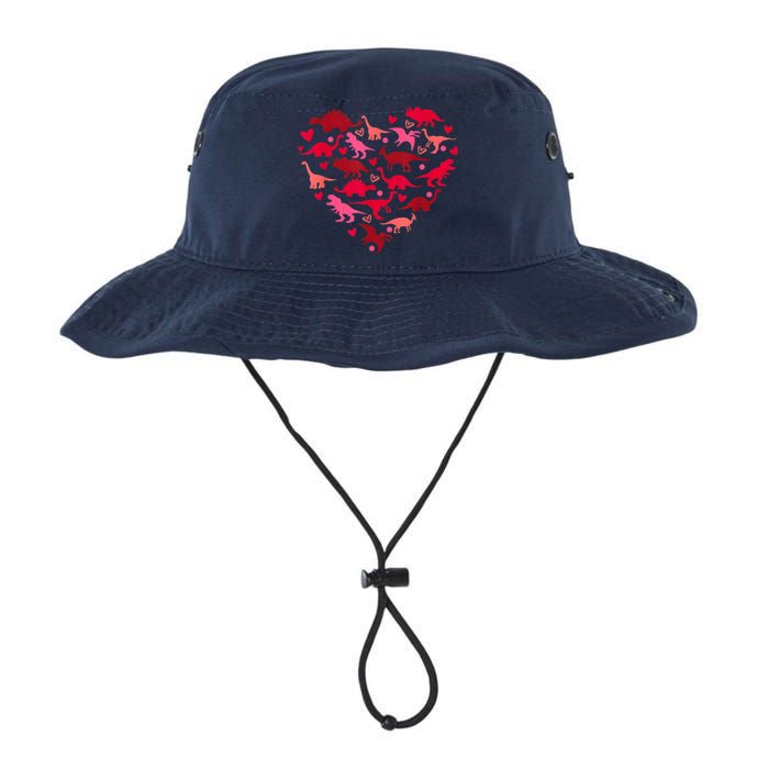 Dinosaur Love Heart T Rex Cute Valentines Day Legacy Cool Fit Booney Bucket Hat