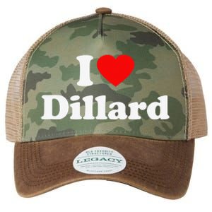 Dillard Love Heart College University Alumni Legacy Tie Dye Trucker Hat