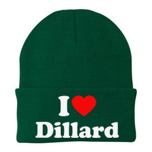 Dillard Love Heart College University Alumni Knit Cap Winter Beanie