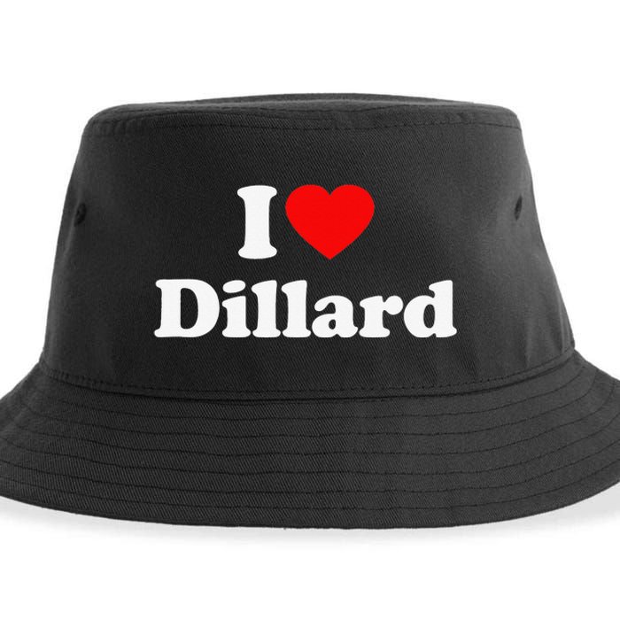 Dillard Love Heart College University Alumni Sustainable Bucket Hat