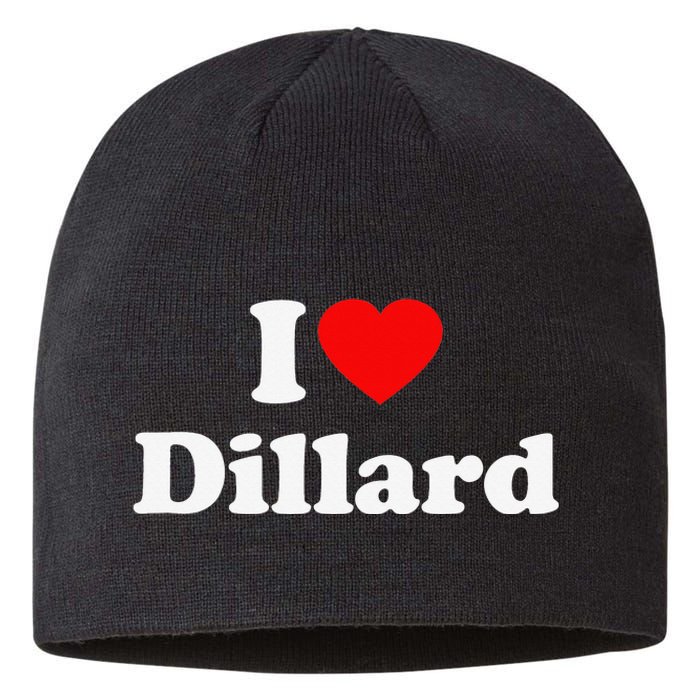 Dillard Love Heart College University Alumni Sustainable Beanie