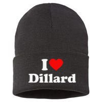 Dillard Love Heart College University Alumni Sustainable Knit Beanie