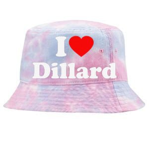 Dillard Love Heart College University Alumni Tie-Dyed Bucket Hat