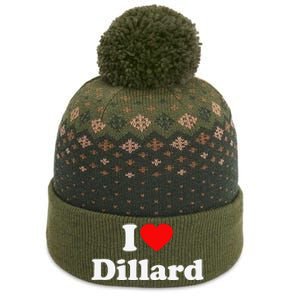 Dillard Love Heart College University Alumni The Baniff Cuffed Pom Beanie