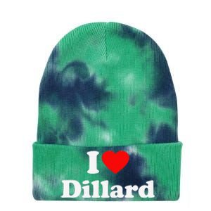 Dillard Love Heart College University Alumni Tie Dye 12in Knit Beanie