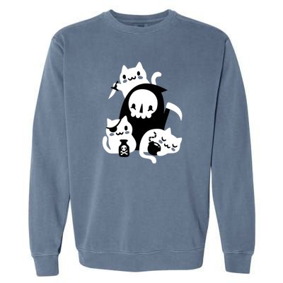 DeathS Little Helpers Garment-Dyed Sweatshirt