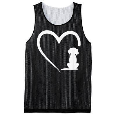 Dog Loves Heart dog paw Heart Dogs Mesh Reversible Basketball Jersey Tank