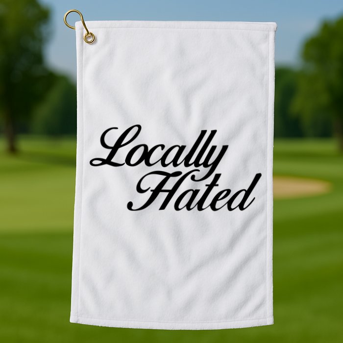 Denye Locally Hated Golf Towel