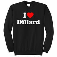 Dillard Love Heart College University Alumni Sweatshirt