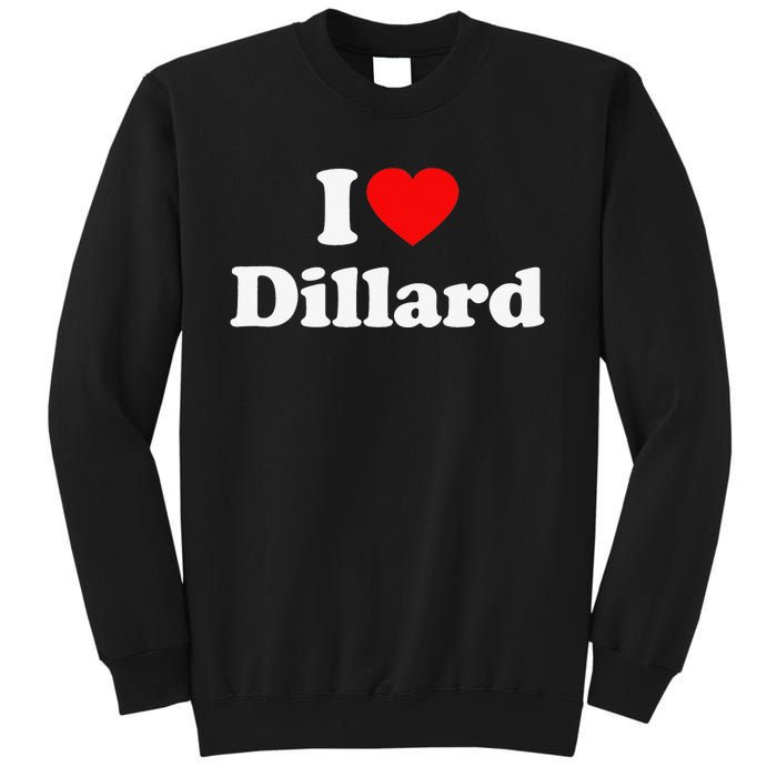 Dillard Love Heart College University Alumni Sweatshirt