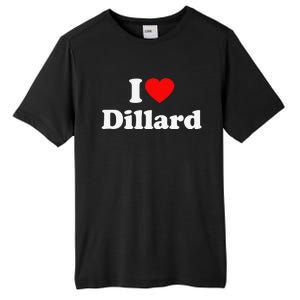 Dillard Love Heart College University Alumni Tall Fusion ChromaSoft Performance T-Shirt