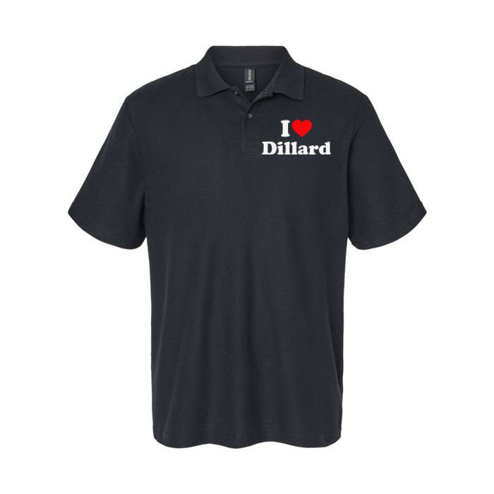 Dillard Love Heart College University Alumni Softstyle Adult Sport Polo