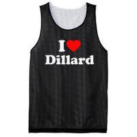 Dillard Love Heart College University Alumni Mesh Reversible Basketball Jersey Tank