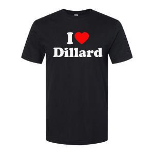 Dillard Love Heart College University Alumni Softstyle CVC T-Shirt