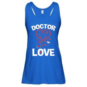 Doctor Love Heart Stethoscope Cute Nurse And Doctor Valentines Gift Ladies Essential Flowy Tank